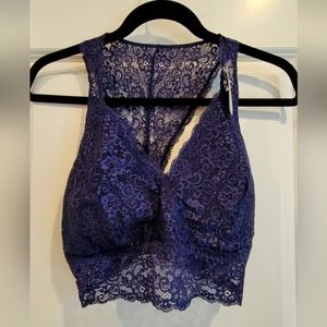 Women's Soma Navy Bralette - XL